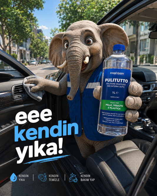 FRA-BER Pulitutto 1 L Konsantre Deri, Kumaş ve Plastik Temizleyici
