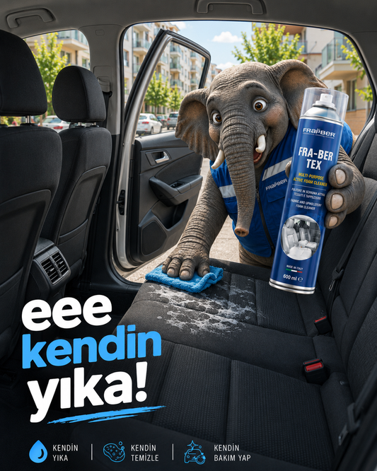Fra-Ber TEX Çok Amaçlı Aktif Köpük Kumaş ve Döşeme Temizleyici 600 ml