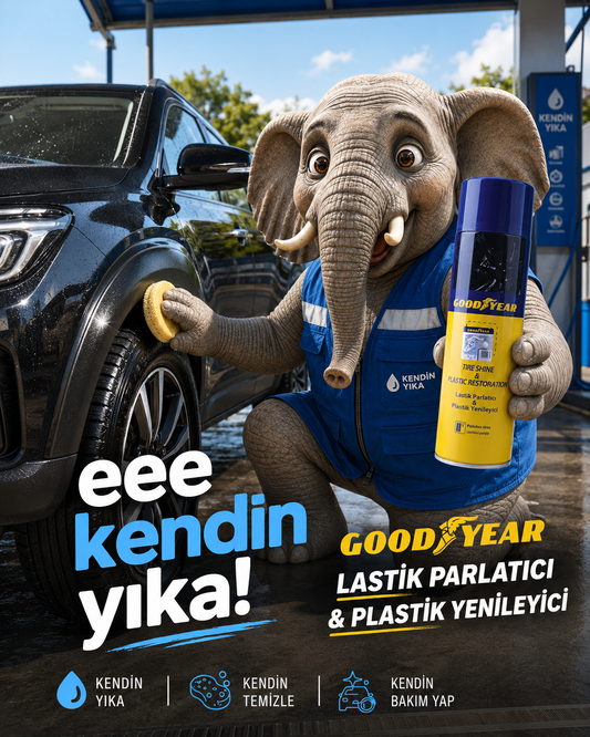 Goodyear Lastik Parlatıcı & Plastik Yenileyici Sprey 500ml